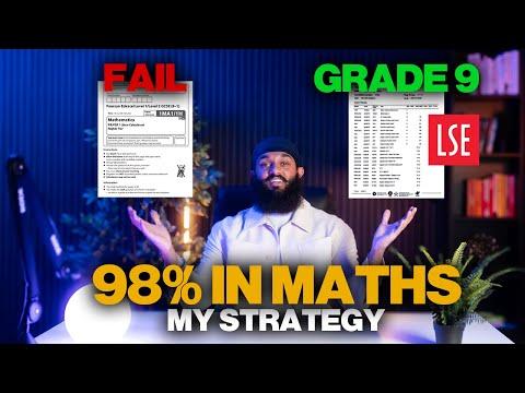 How I Scored 98% in GCSE Maths My Exact Strategy